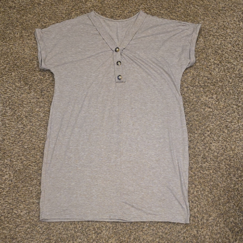 Tan T-Shirt Dress